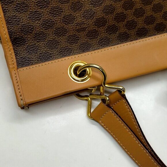 CELINE Brown PVC Hand Bag mon582-102525 - Picture 5 of 16